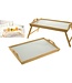 Houten dienblad voor op bed