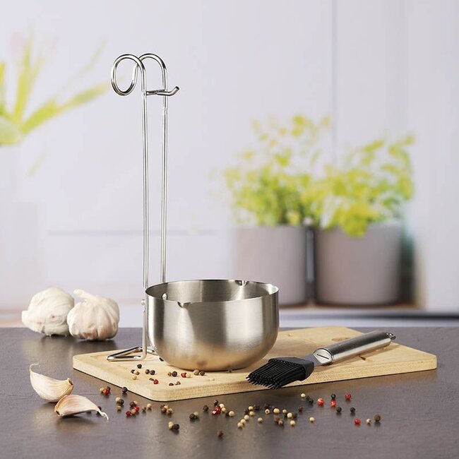 Haushalt International Rührschüssel mit Backpinsel