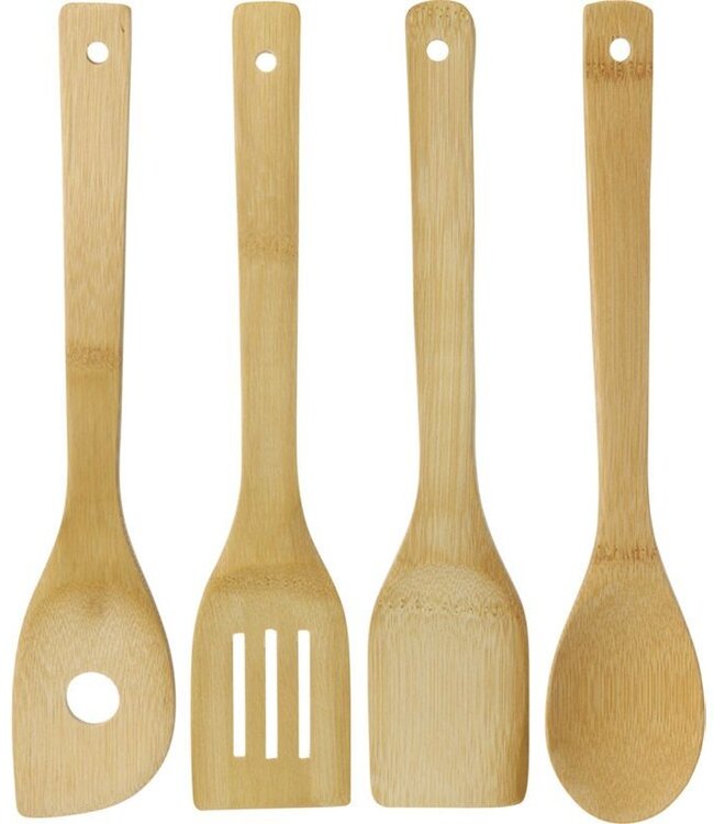 Bamboe Keukengerei - houten spatels