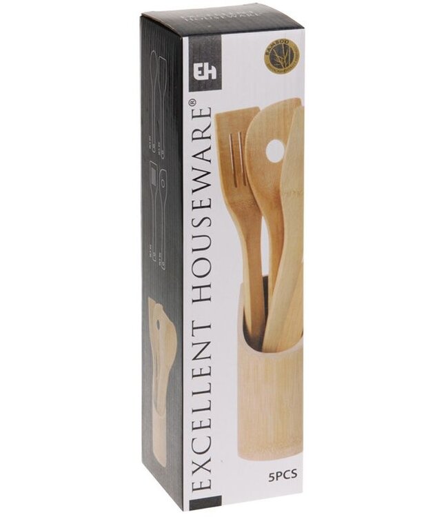 Bamboe Keukengerei - houten spatels