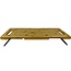 Cuisine Performance Klappbares Bambus-Servierbrett - Tapasbrett und Frühstückstisch - 48 × 20 cm