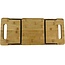 Cuisine Performance Klappbares Bambus-Servierbrett - Tapasbrett und Frühstückstisch - 48 × 20 cm