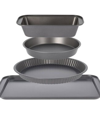 Bakvormen Set - 4 delig - Diverse Maten