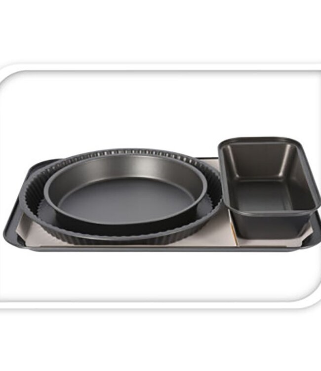 Bakvormen Set - 4 delig - Diverse Maten