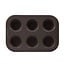 Bergner Muffin baking tin - 2 pieces with 6 cupcake tins - for 12 Muffins - Lovers