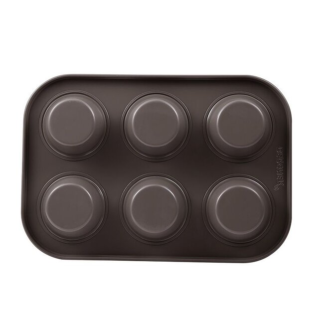 Muffinbakvorm - 2 stuks met 6 cupcakevormpjes - voor 12 Muffins - Lovers