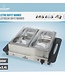 Buffetwarmer met Warmhoudplaat - 2x2.4 Liter