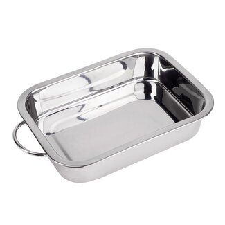 Renberg Lasagne-Auflaufform aus Edelstahl - 32 × 23 cm