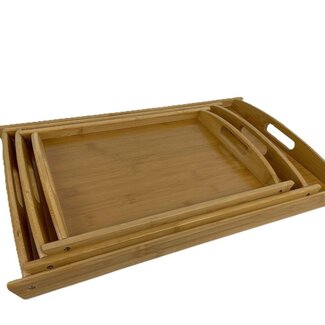 Ceruzo Serving trays - set of 3 Serving trays - Bamboo