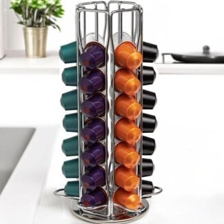 Ceruzo Capsule holder - Suitable for 42 Nespresso Coffee cups - Rotatable