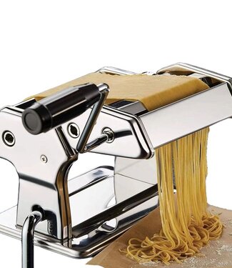 Ceruzo Pastamachine RVS - Spaghetti Machine -  met Tafelgreep