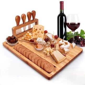 Ceruzo Drinks board - Cheese board with cheese knives - Extra Large