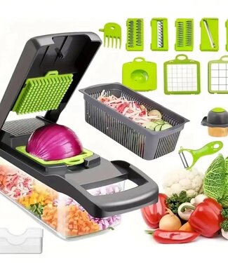 Mandoline - Groentesnijder - 16-delig