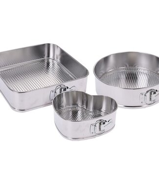 Springvormen -  set van 3 vormen