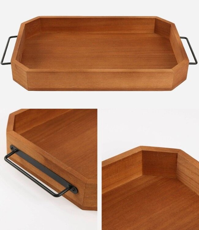 Dienblad 39 x 25 cm - Paulowniahout