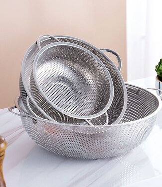 Ceruzo Vergietset - roestvrijstaal - 3-delig