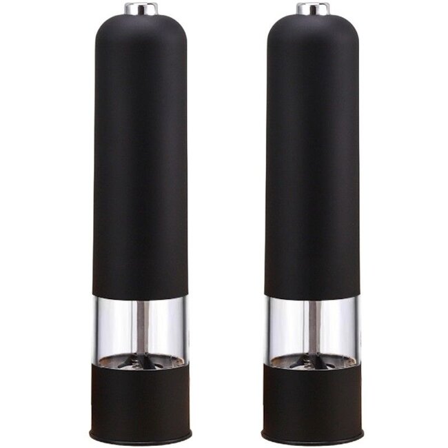 Elektrische Peper- en Zoutmolen Set - Verstelbare Maalgraad