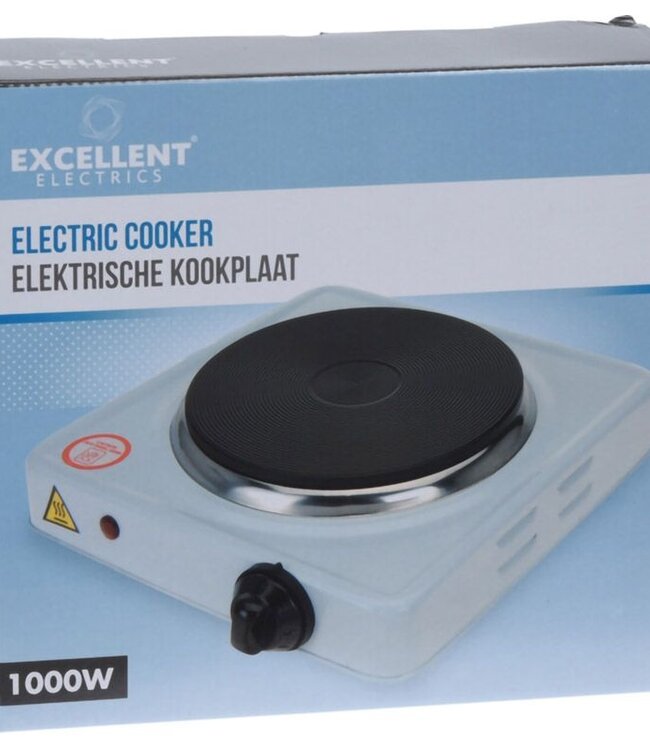 Elektrische Kookplaat - enkel - 1000W