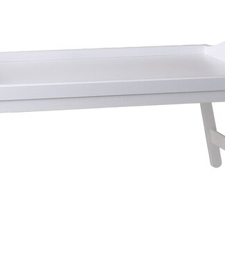 Ceruzo Ontbijt Dienblad - Wit - 50x30 cm  - inklapbaar