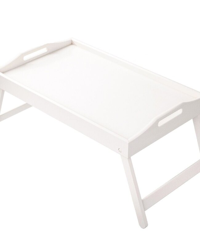 Ontbijt Dienblad - Wit - 50x30 cm  - inklapbaar