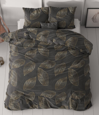 Sleeptime Gouden blad Antraciet 140 x 220
