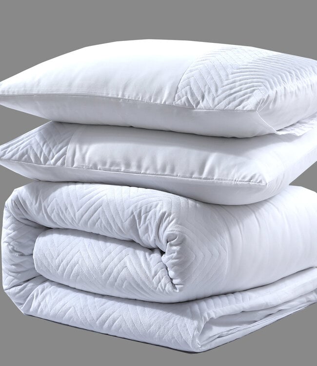 DD Fluweel Crossline Wit 240 x 200/220