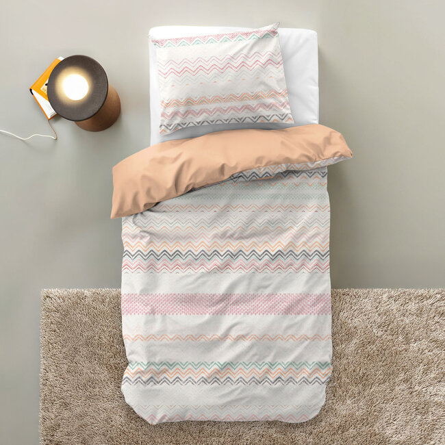 Little Monster Elaya Pink 140 × 200/220 - Duvet Cover