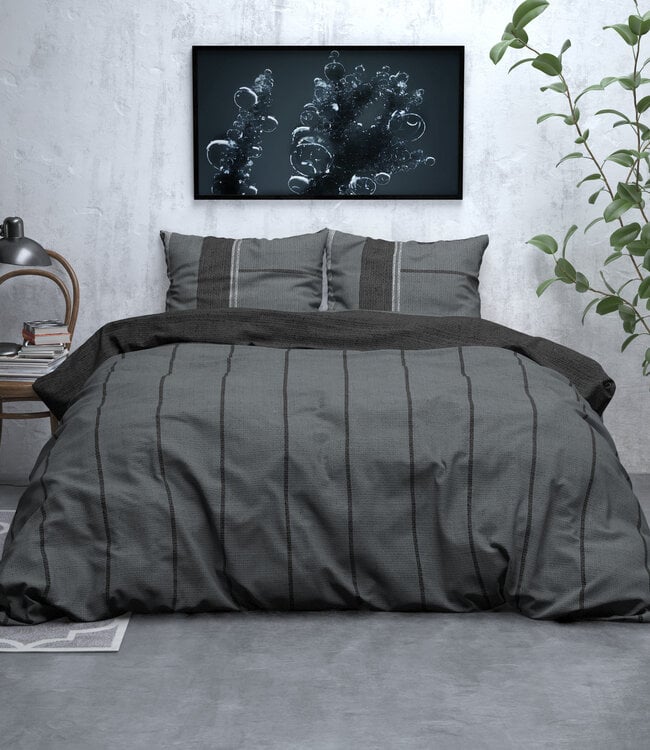 Flanel Kees Antraciet 140 x 220