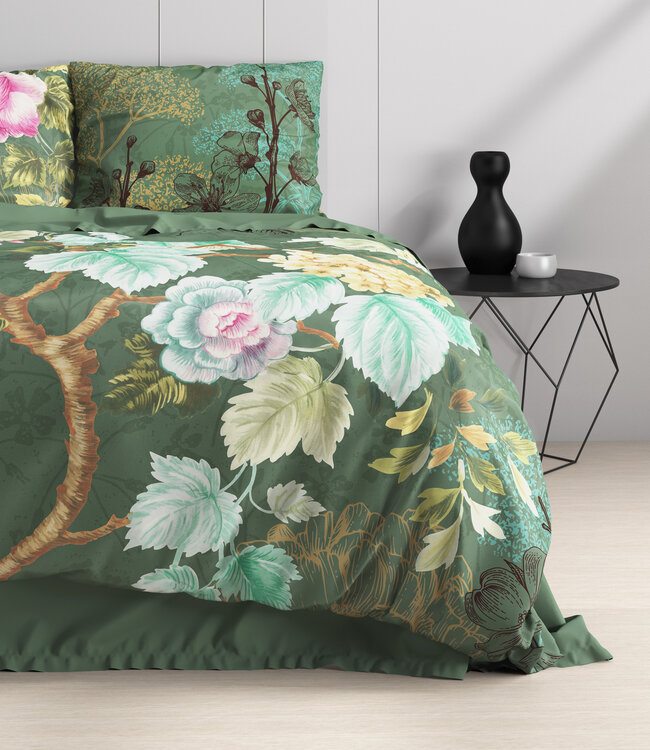 Chanda olijfgroen 240 x 220 cm