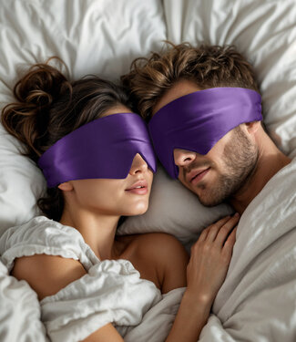 Purple Pillo Slaapmasker voor diepe slaap Paars 68 x 12