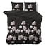 Sleeptime Dunkles Blumenschwarz 200 × 220 - Bettbezug