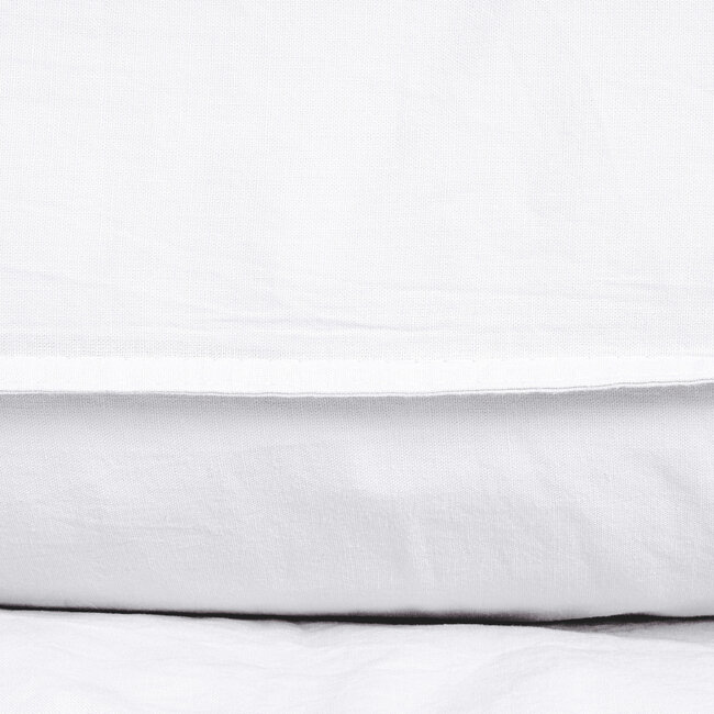 Stonewashed wit 140 x 220