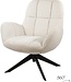 Elvis draaifauteuil 360° - Monet - Parel 0855