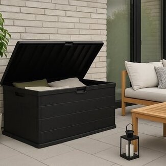 Kussenbox- Opbergbox - 340L- 118x59x57 - Verrijdbaar