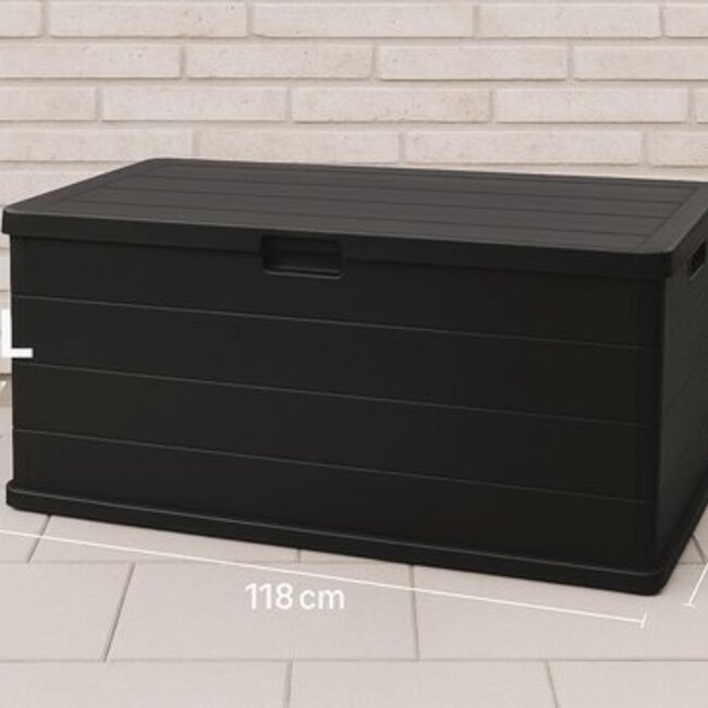 Kussenbox- Opbergbox - 340L- 118x59x57 - Verrijdbaar