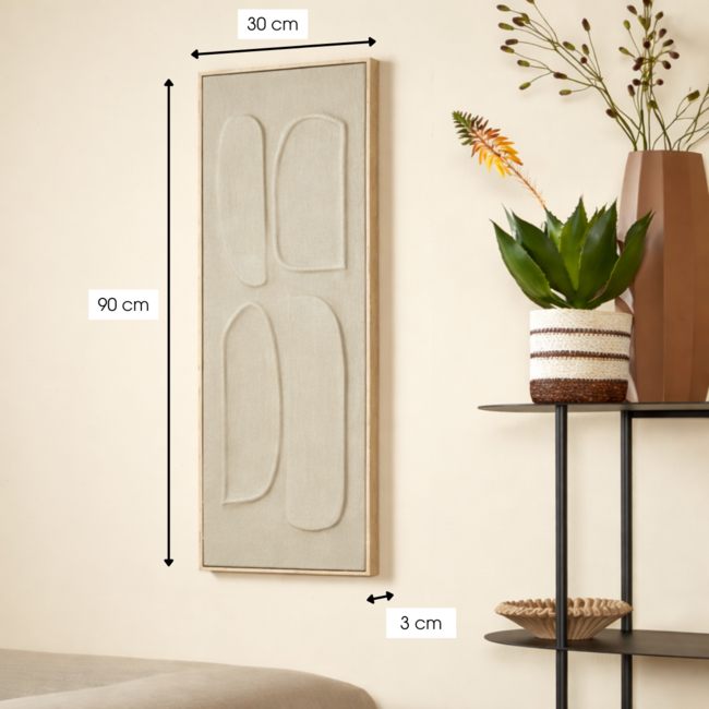 Wanddecoratie  Bruin