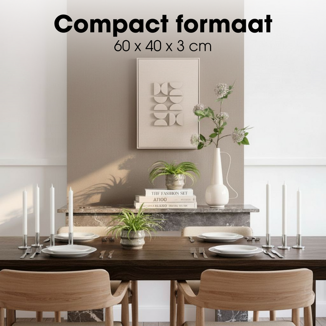 Wanddecoratie  Lichtgrijs