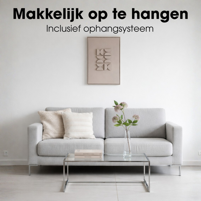 Wanddecoratie  Lichtgrijs