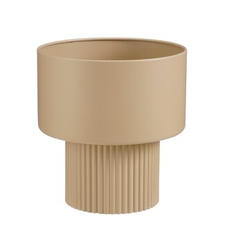 Mica Decorations Lux Blumentopf für drinnen - Hellbraun - H33 × Ø31,5 cm