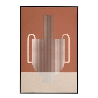 Mica Decorations Wanddecoratie  Donkerbruin