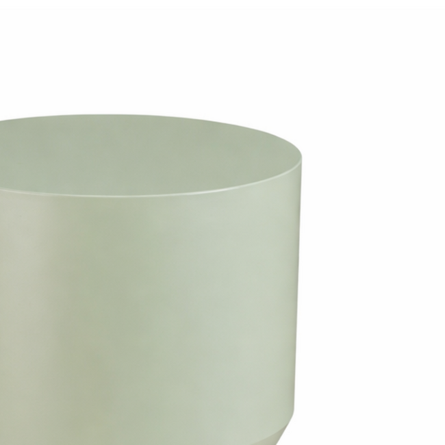 Mica Decorations Mart Iron Side Table - Green - H46 × Ø30 cm