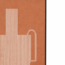 Mica Decorations Wanddekoration - Dunkelbraun - L90 × B60 × H3 cm