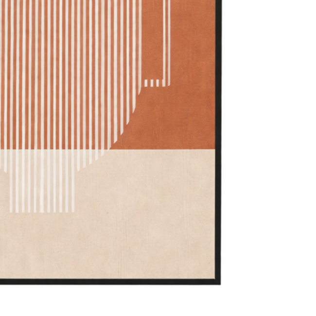 Wanddecoratie  Donkerbruin