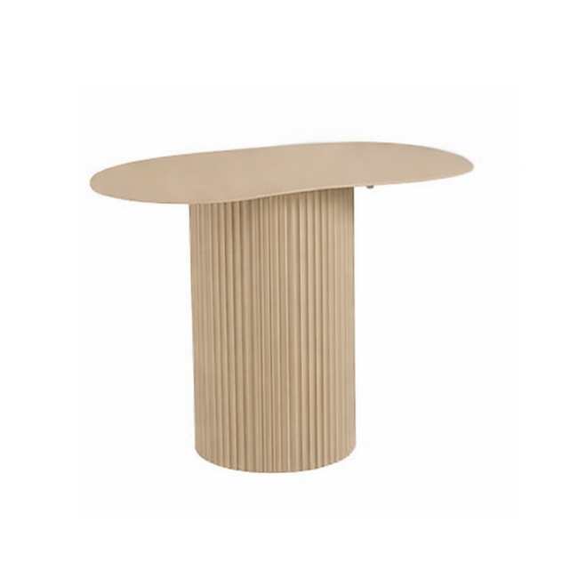 Mica Decorations Lux Beistelltische aus Eisen - Hellbraun - 3er-Set