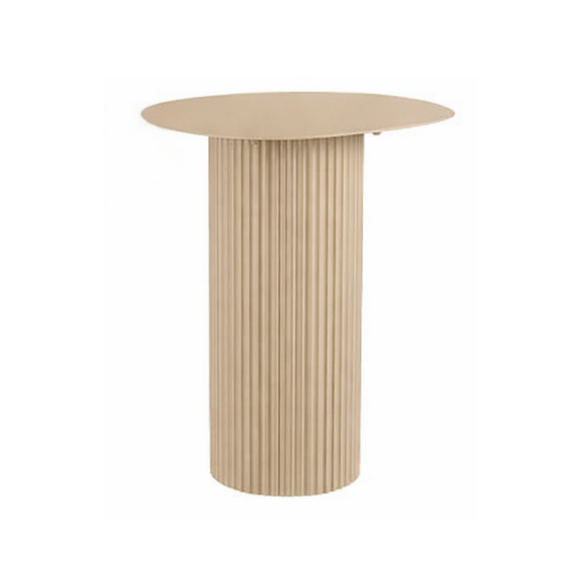 Mica Decorations Lux Beistelltische aus Eisen - Hellbraun - 3er-Set