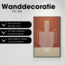 Wanddecoratie  Donkerbruin