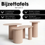 Mica Decorations Lux Beistelltische aus Eisen - Hellbraun - 3er-Set