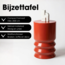 Mica Decorations Mart Iron Side Table - Red - H46 × Ø30 cm