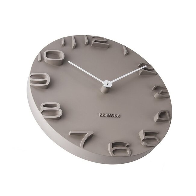 Wandklok aan de rand