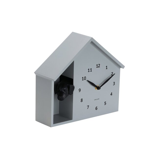 Wandklok Gluren Doggy